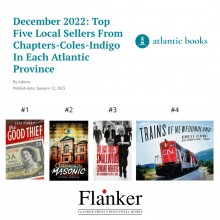 December 2022 top 5 best selling titles in Newfoundland and Labrador, from Atlantic Books Today