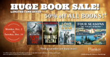 50% off all Flanker Press books for the month of December (in office sales only)