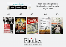 Flanker Press hits all 5 spots on the Atlantic Books Today (ABT) Best Seller List for August 2022