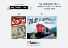 January 2023 top 5 selling titles in Newfoundland and Labrador